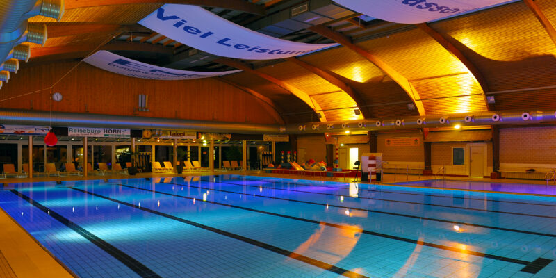 Schwimmbad von innen