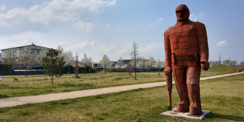 Skulptur eines Bergmannes