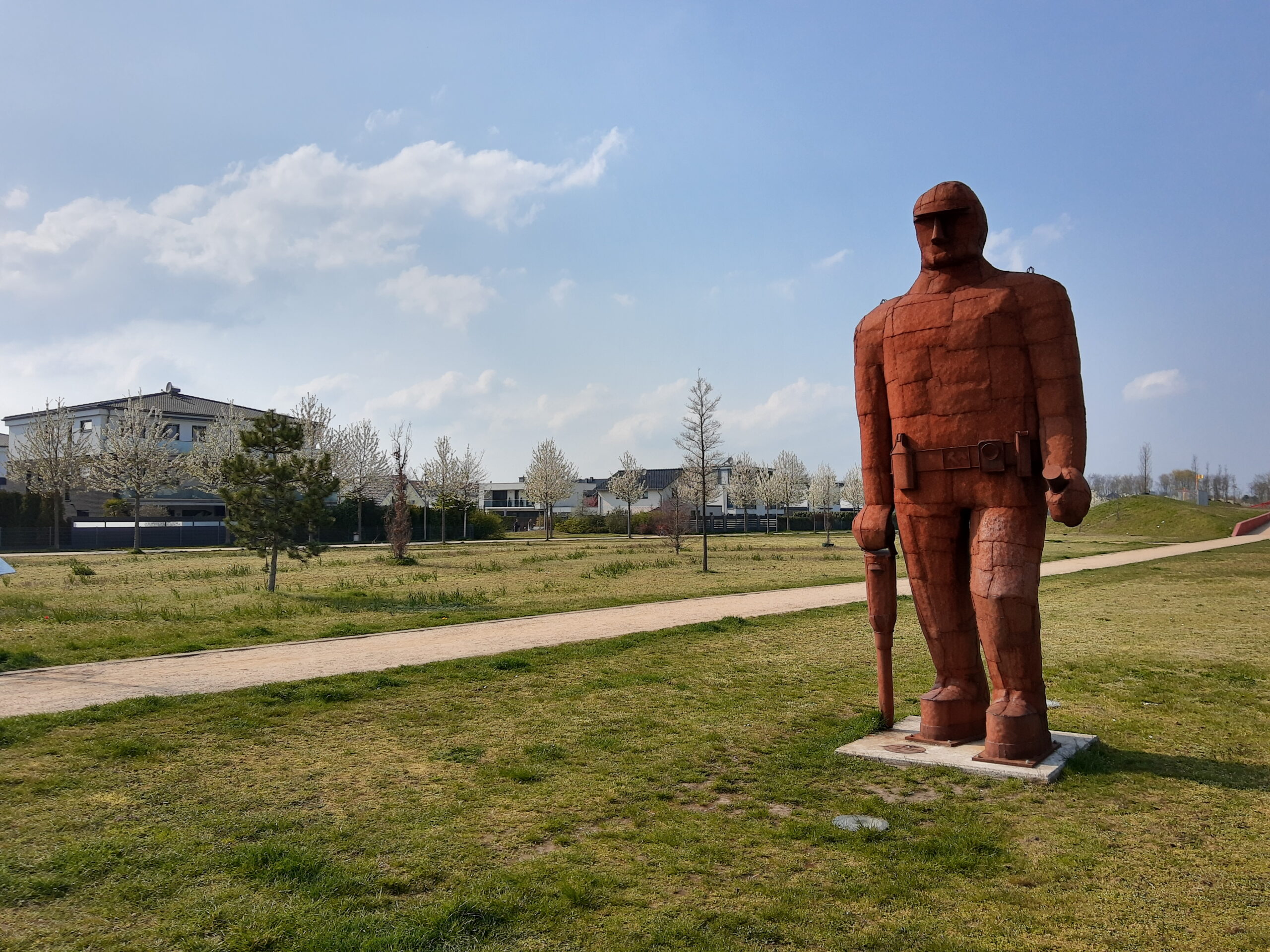 Skulptur eines Bergmannes