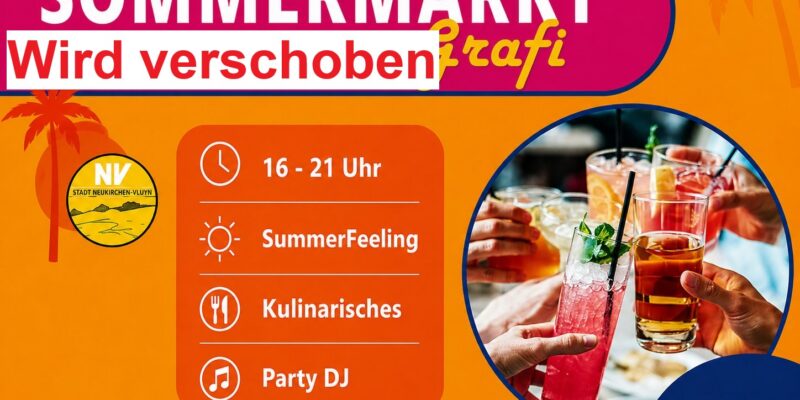 Werbebild Sommermarkt am Grafi